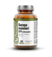 Bacopa monnieri 50% bakozydów 60 kaps Vege | Clean Label Pharmovit