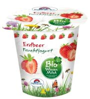 Jogurt truskawkowy z mleka siennego BIO 150 g