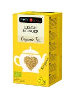 Herbata ekologiczna Lemon & Ginger 40 g - Pure&good