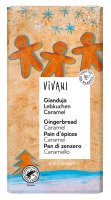 CZEKOLADA GIANDUJA Z KAWAŁKAMI PIERNIKA I KARMELU BIO 100 g - VIVANI (PRODUKT SEZONOWY)