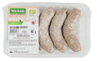 KIEŁBASA BIAŁA BIO (6 szt.) 485 g - WASĄG (NA ZAMÓWIENIE)