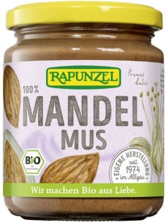 KREM Z MIGDAŁÓW PRAŻONYCH 100 % BIO 250 g - RAPUNZEL