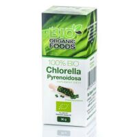 100% BIO Chlorella 30 gram ( 120 tabletek po 250 mg) BIO ORGANIC FOODS
