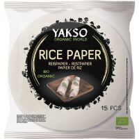 PAPIER RYŻOWY BEZGLUTENOWY BIO (15 szt.) 150 g - YAKSO