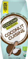 COCONUT MILK - NAPÓJ KOKOSOWY BEZ GUMY GUAR (17 % TŁUSZCZU) BIO 330 ml - COCOMI