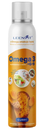 OMEGA 3-6-9 O SMAKU CURRY W SPRAYU 150 ml - LEENVIT