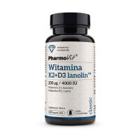 K2 + D3 lanolin™ 200 µg/4000IU 60 kaps | Classic Pharmovit