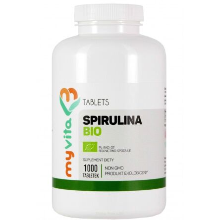 Spirulina BIO 1000 tabl MyVita