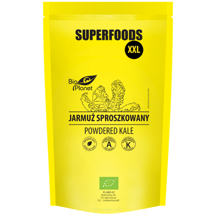 JARMUŻ SPROSZKOWANY BIO 400 g - BIO PLANET SUPERFOODS