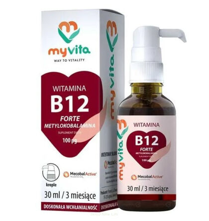 Witamina B 12 metylokobalamina 100 30m -l MyVita