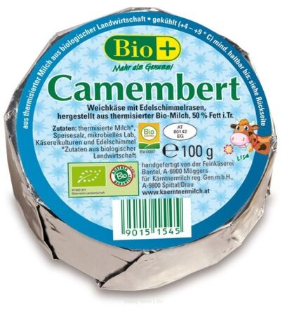 Ser Camembert 50% BIO 100 g