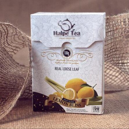 Czarna herbata liściasta z dodatkiem Cytryny 100g. Halpe Tea