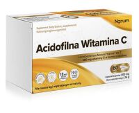 Acidofilna Witamina C 400 mg | 60 kapsułek - Narine