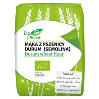 MĄKA Z PSZENICY DURUM (SEMOLINA) BIO 1 kg - BIO PLANET