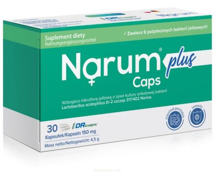 Narimax Plus 150 mg, 30 kapsułek - Narum Narine PROMOCJA!