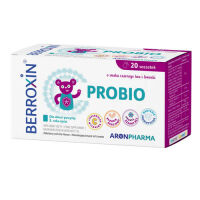 BERROXIN PROBIO 20 saszetek liposomalna witamina C z bakteriami probiotycznymi i ekstrakktami roślinnymi - AronPharma
