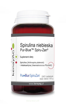 Spirulina niebieska Pur-Blue™ Spiru-Zan® 240 tabl. - KenayAg