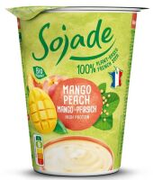 DESER SOJOWY MANGO - BRZOSKWINIA BEZGLUTENOWY BIO 400 g - SOJADE