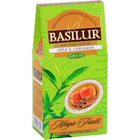 Herbata zielona liściasta cejlońska Apple cinnamon stożek 100g- Basilur