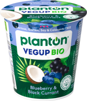 DESER KOKOSOWY JAGODA - CZARNA PORZECZKA BEZGLUTENOWY VEGANGURT BIO 140 g - VEGUP BIO