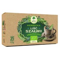 HERBATKA LIŚĆ SZAŁWII BIO (25 x 1,5 g) 37,5 g - DARY NATURY