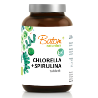 CHLORELLA + SPIRULINA BIO 240 TABLETEK - BATOM