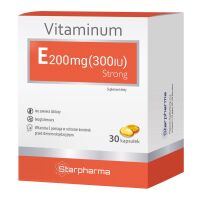 WITAMINA E STRONG 200 mg (300 j.m.) 30 KAPSUŁEK - STARPHARMA