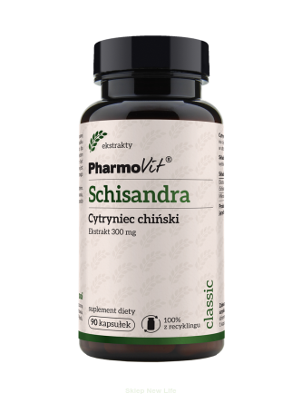 Schisandra Cytryniec chiński 4:1 300 mg 90 kaps | Classic Pharmovit