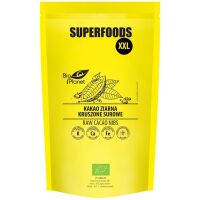 KAKAO ZIARNA KRUSZONE SUROWE BIO 600 g - BIO PLANET SUPERFOODS