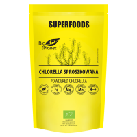 CHLORELLA SPROSZKOWANA BIO 200 g - BIO PLANET SUPERFOODS