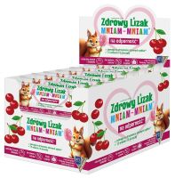 Zdrowy lizak Mniam-Mniam wiśnia musująca (ŁEZKA) - Starpharma