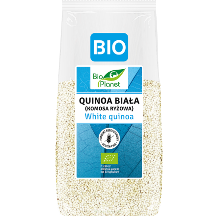 QUINOA BIAŁA (KOMOSA RYŻOWA) BEZGLUTENOWA BIO 250 g - BIO PLANET