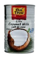 Mleczko kokosowe Lite o obniżonej zawartości tłuszczu 400 ml - Real Thai